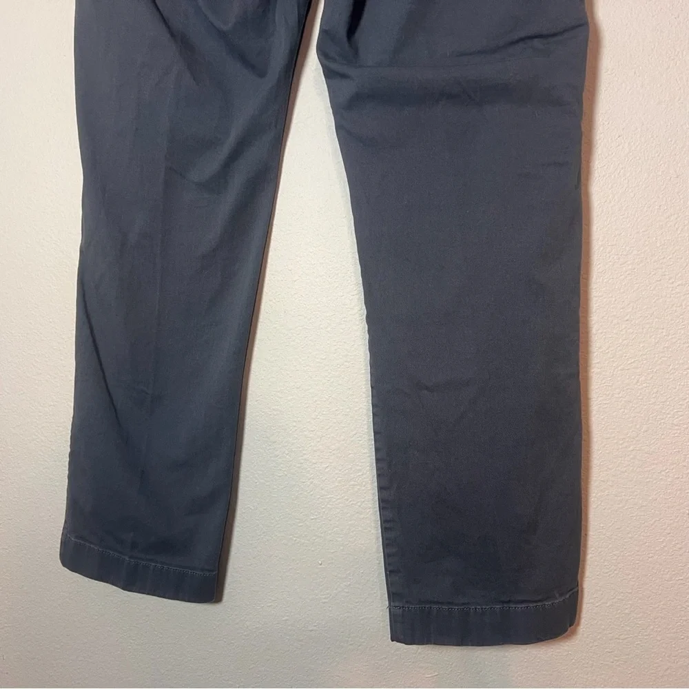 J. Crew Flex Straight Leg Chino Pants Size 35x32 Gray Business Casual Workwear